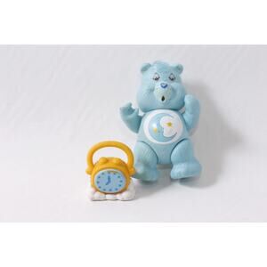 1983 Care Bears Bedtime Bear Poseable Figurine with Snooze Alarm ~ 260427-WH 03